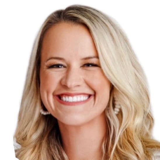 Meredith Williams, mortgage specialist at GMFS Partners, smiling confidently, representing trusted mortgage services.